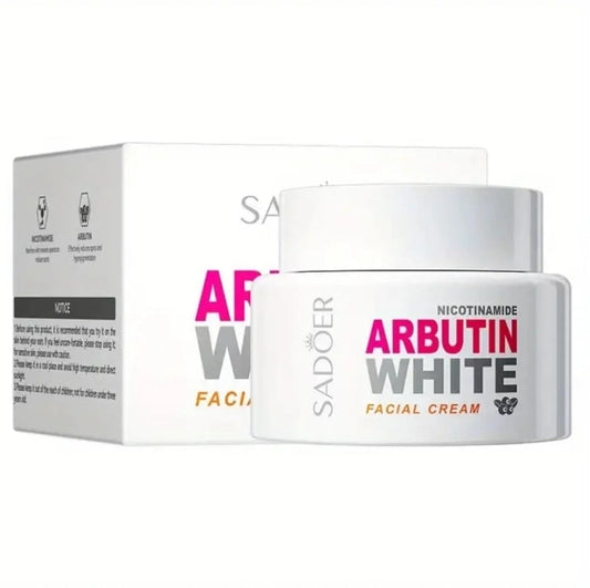 Aclara, Hidrata e Ilumina tu Rostro: Crema Facial Arbutin White: Sadoer